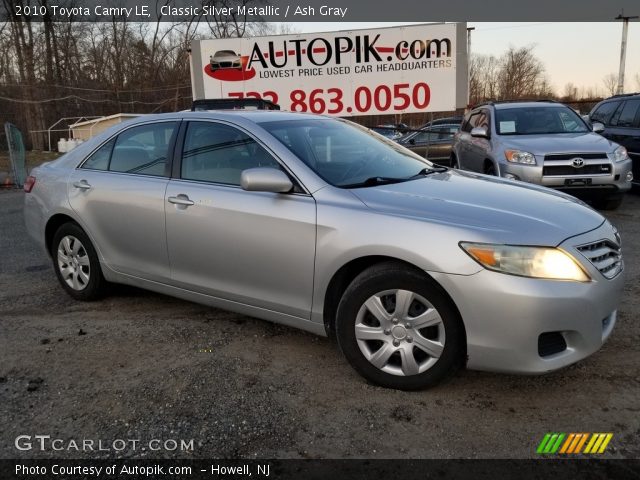 2010 Toyota Camry LE in Classic Silver Metallic