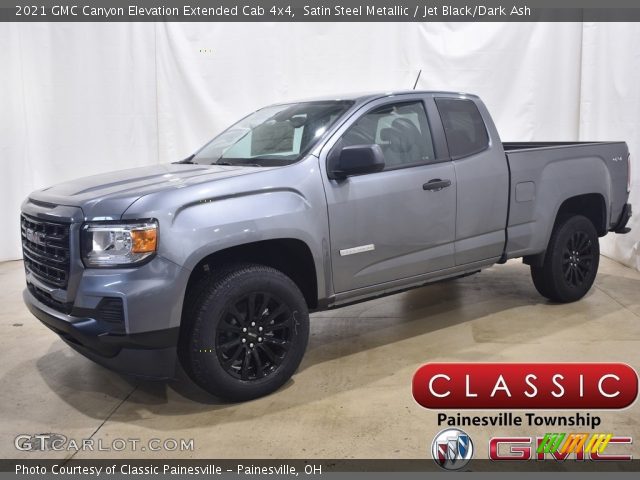 2021 GMC Canyon Elevation Extended Cab 4x4 in Satin Steel Metallic