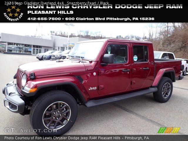 2021 Jeep Gladiator Overland 4x4 in Snazzberry Pearl