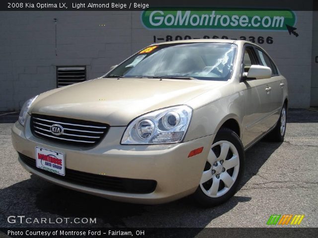 2008 Kia Optima LX in Light Almond Beige