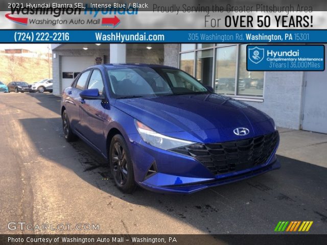 2021 Hyundai Elantra SEL in Intense Blue