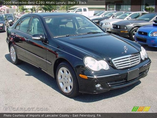 2006 Mercedes-Benz C 280 4Matic Luxury in Black