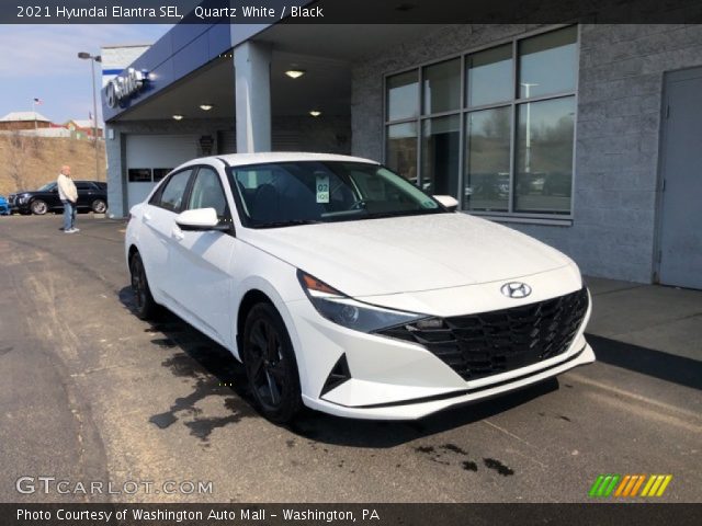 2021 Hyundai Elantra SEL in Quartz White