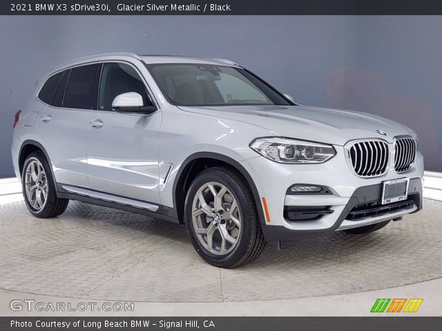 2021 BMW X3 sDrive30i in Glacier Silver Metallic