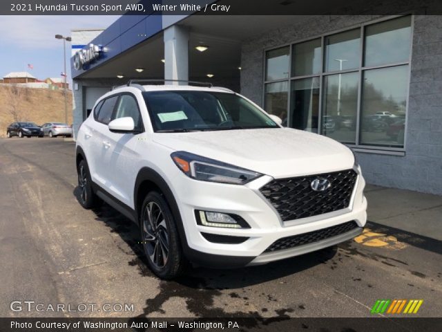 2021 Hyundai Tucson Sport AWD in Winter White