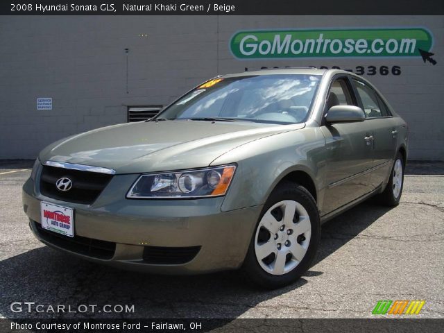 2008 Hyundai Sonata GLS in Natural Khaki Green