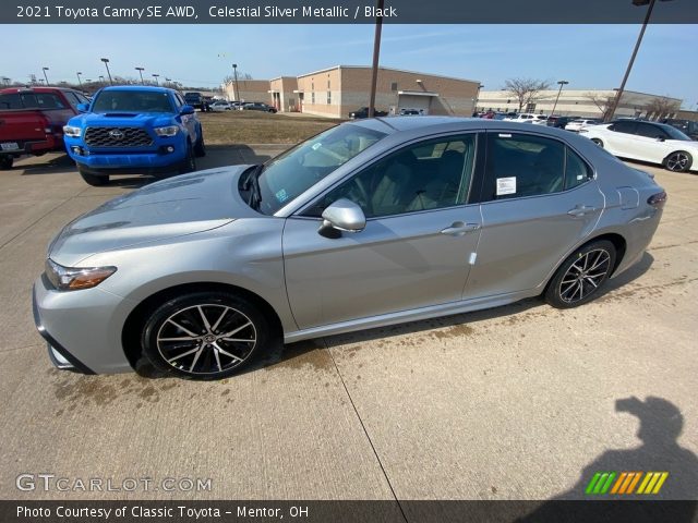 2021 Toyota Camry SE AWD in Celestial Silver Metallic