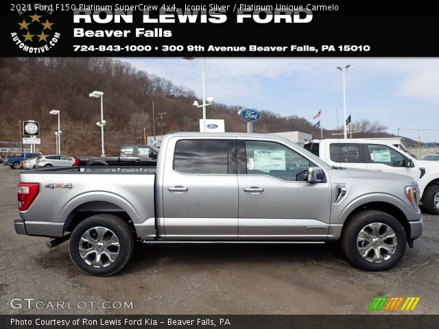 2021 Ford F150 Platinum SuperCrew 4x4 in Iconic Silver