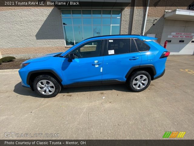 2021 Toyota RAV4 LE in Blue Flame