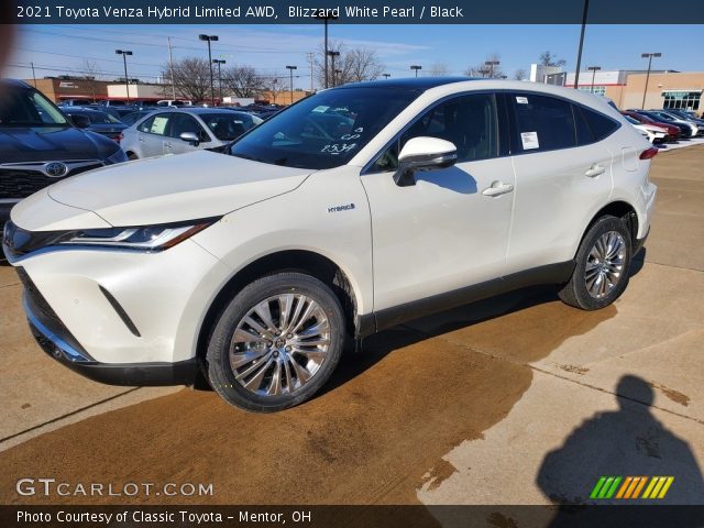 2021 Toyota Venza Hybrid Limited AWD in Blizzard White Pearl
