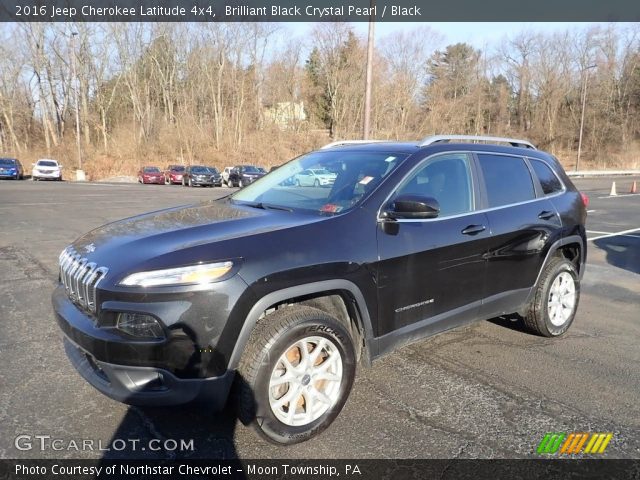 2016 Jeep Cherokee Latitude 4x4 in Brilliant Black Crystal Pearl