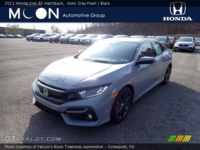 2021 Honda Civic EX Hatchback in Sonic Gray Pearl