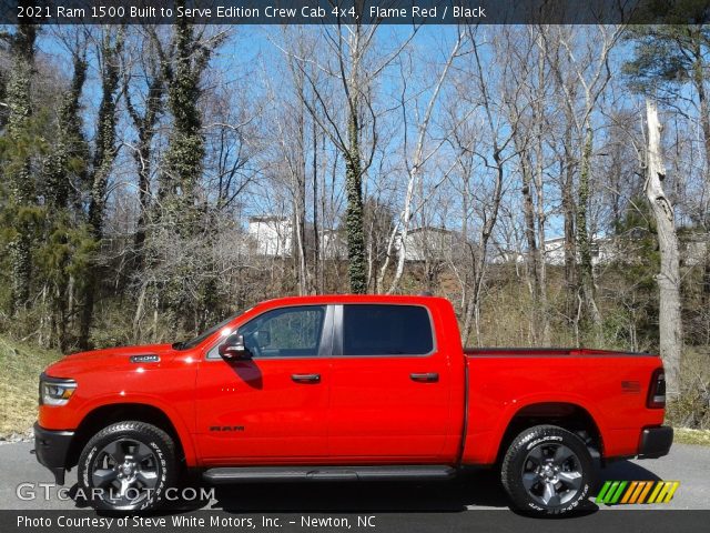 2021 Ram 1500 Built to Serve Edition Crew Cab 4x4 in Flame Red