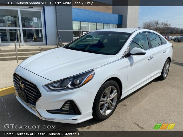 2018 Hyundai Sonata SEL in Quartz White Pearl