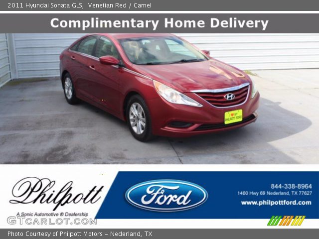 2011 Hyundai Sonata GLS in Venetian Red