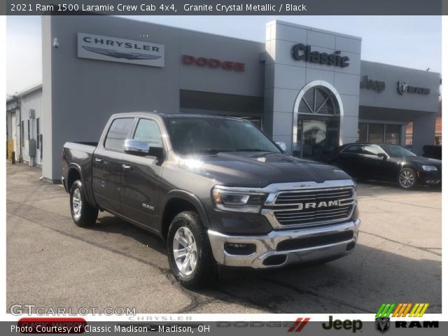 2021 Ram 1500 Laramie Crew Cab 4x4 in Granite Crystal Metallic