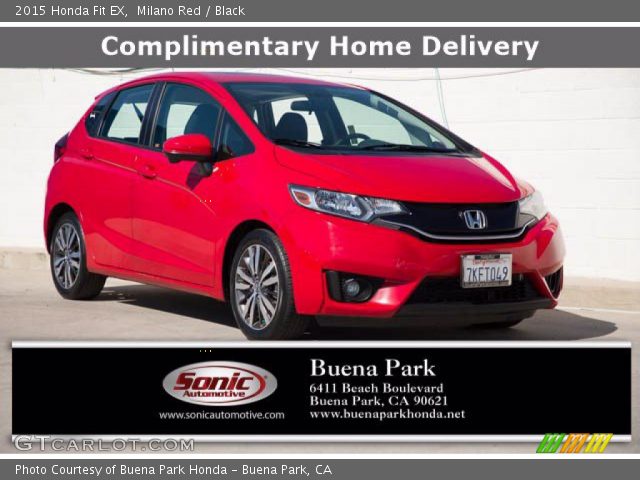 2015 Honda Fit EX in Milano Red