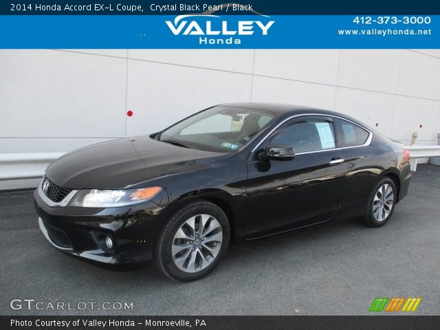 2014 Honda Accord EX-L Coupe in Crystal Black Pearl