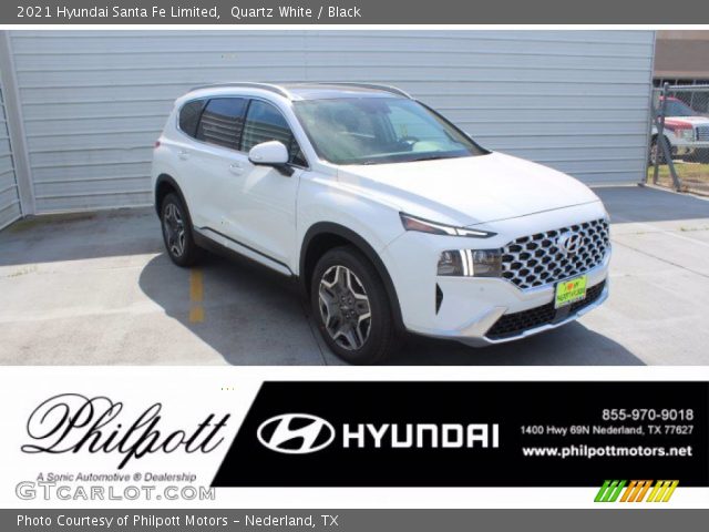 2021 Hyundai Santa Fe Limited in Quartz White