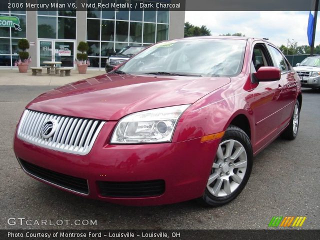 2006 Mercury Milan V6 in Vivid Red Metallic