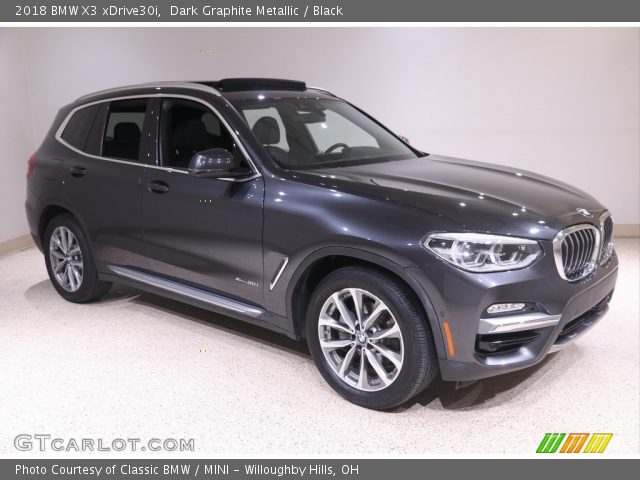 2018 BMW X3 xDrive30i in Dark Graphite Metallic