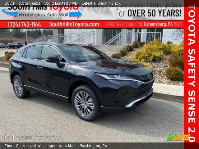 2021 Toyota Venza Hybrid Limited AWD in Celestial Black