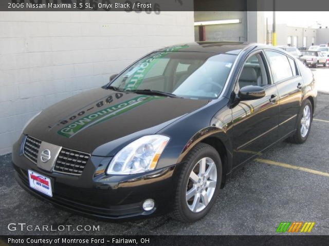 2006 Nissan maxima sl black #3