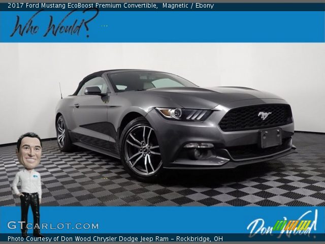 2017 Ford Mustang EcoBoost Premium Convertible in Magnetic