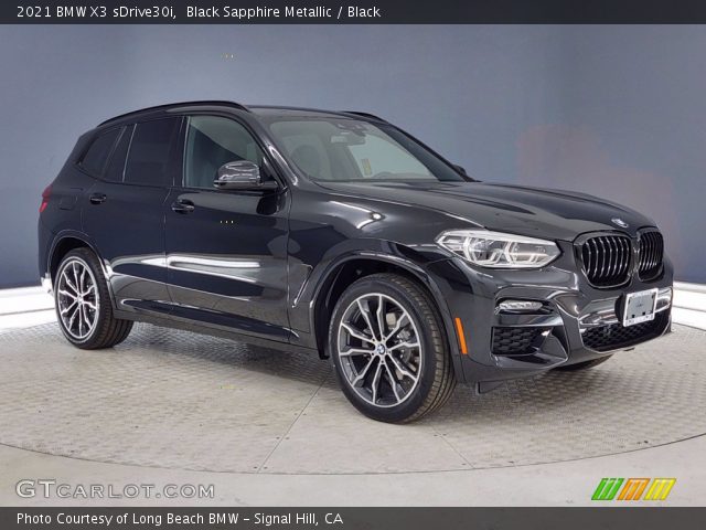 2021 BMW X3 sDrive30i in Black Sapphire Metallic
