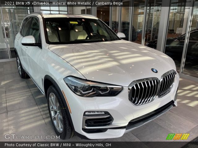 2021 BMW X5 xDrive40i in Mineral White Metallic