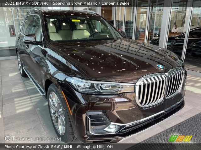 2021 BMW X7 xDrive40i in Sparkling Brown Metallic