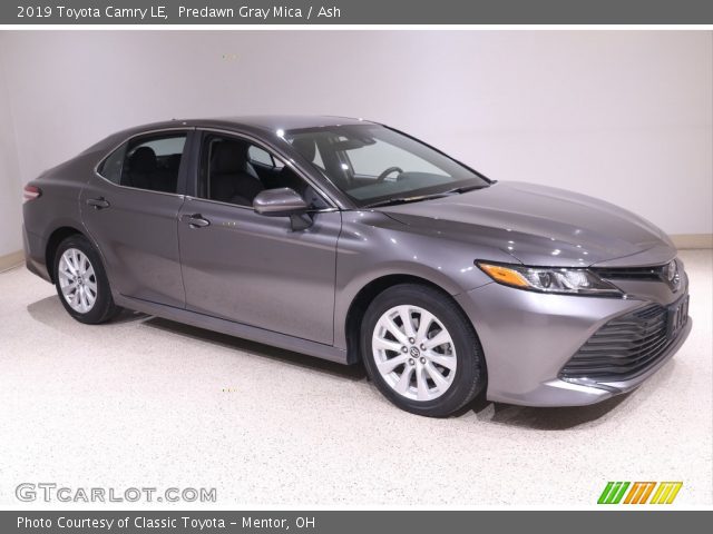 2019 Toyota Camry LE in Predawn Gray Mica