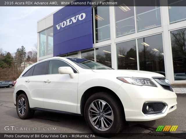 2016 Acura RDX Advance AWD in White Diamond Pearl