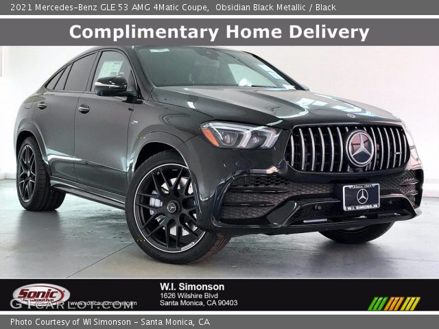 2021 Mercedes-Benz GLE 53 AMG 4Matic Coupe in Obsidian Black Metallic