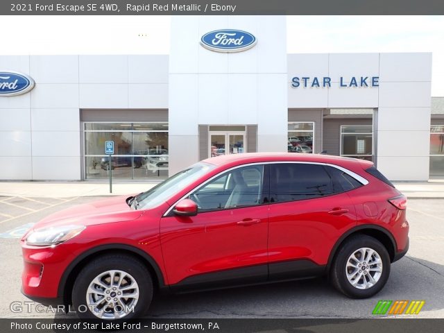 2021 Ford Escape SE 4WD in Rapid Red Metallic