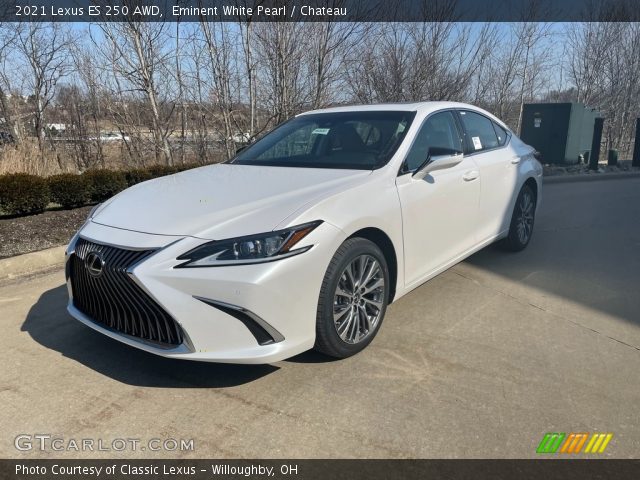 2021 Lexus ES 250 AWD in Eminent White Pearl