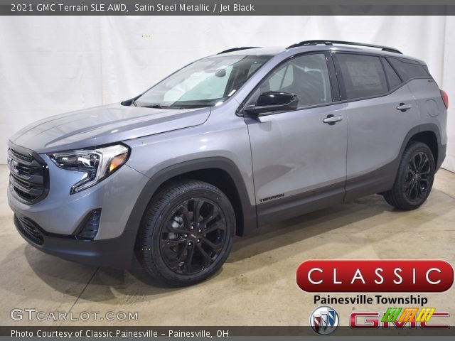 2021 GMC Terrain SLE AWD in Satin Steel Metallic