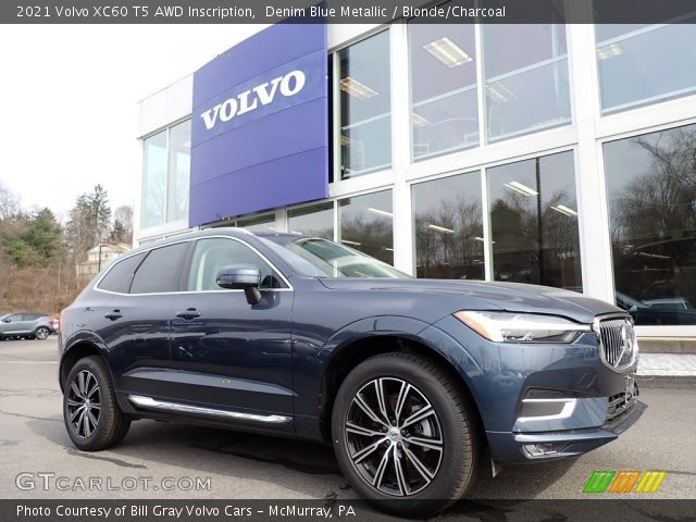 2021 Volvo XC60 T5 AWD Inscription in Denim Blue Metallic