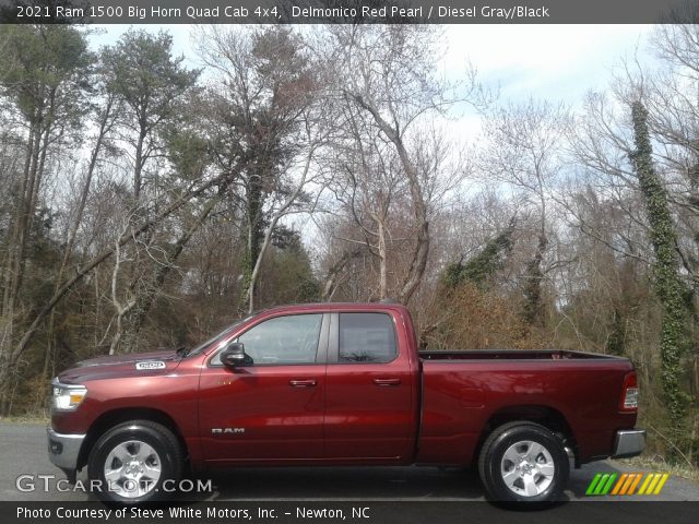 2021 Ram 1500 Big Horn Quad Cab 4x4 in Delmonico Red Pearl