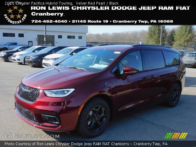 2021 Chrysler Pacifica Hybrid Touring in Velvet Red Pearl