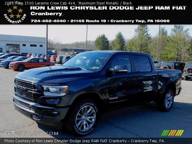 2021 Ram 1500 Laramie Crew Cab 4x4 in Maximum Steel Metallic