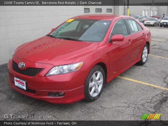 2008 Toyota Camry SE in Barcelona Red Metallic