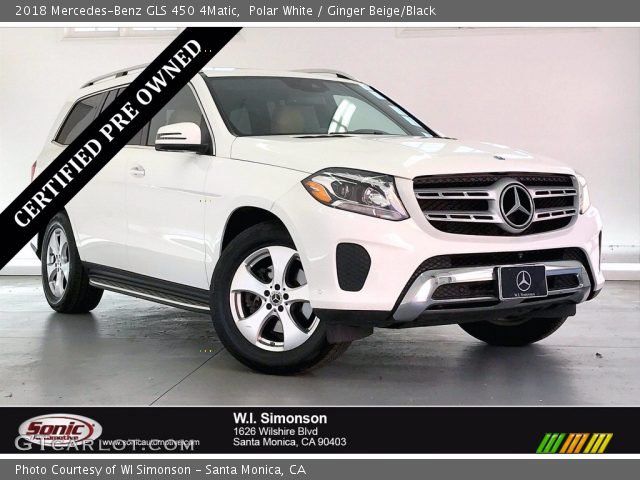 2018 Mercedes-Benz GLS 450 4Matic in Polar White