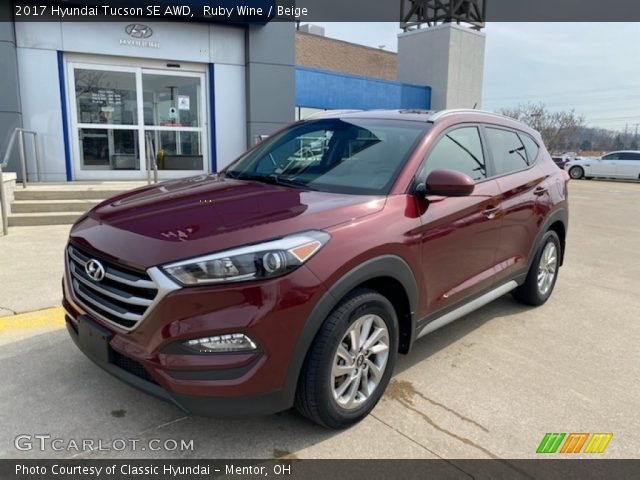 2017 Hyundai Tucson SE AWD in Ruby Wine