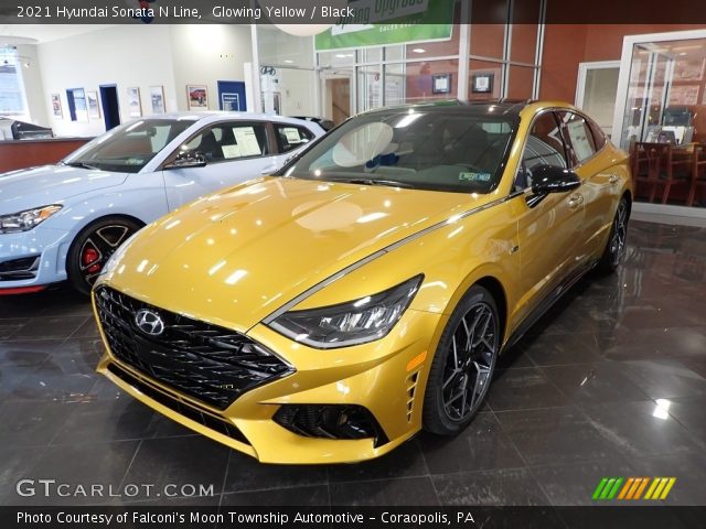 2021 Hyundai Sonata N Line in Glowing Yellow