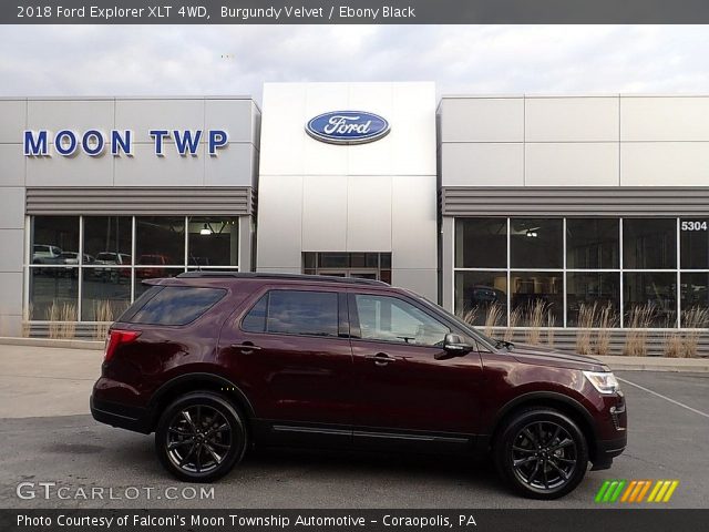 2018 Ford Explorer XLT 4WD in Burgundy Velvet