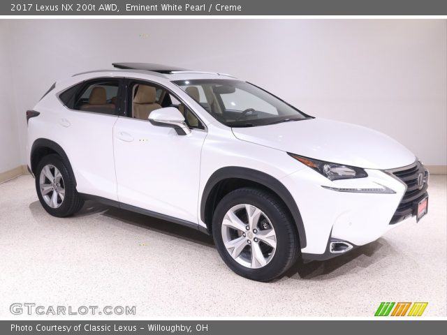 2017 Lexus NX 200t AWD in Eminent White Pearl