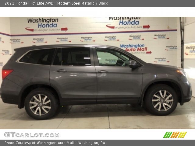 2021 Honda Pilot Elite AWD in Modern Steel Metallic