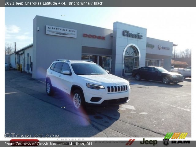 2021 Jeep Cherokee Latitude 4x4 in Bright White