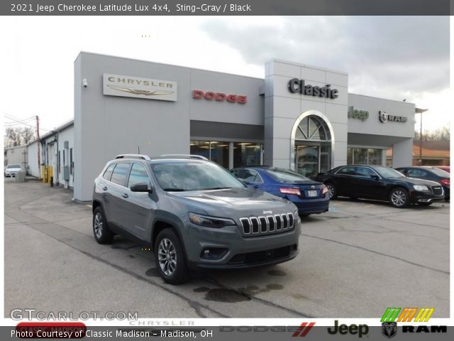 2021 Jeep Cherokee Latitude Lux 4x4 in Sting-Gray